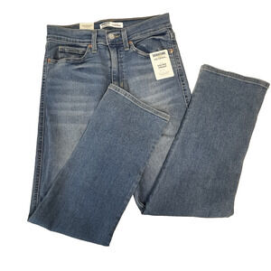 Levi Strauss Signature Womens Jeans sz 4 W27 Heritage High Rise Straight Stretch